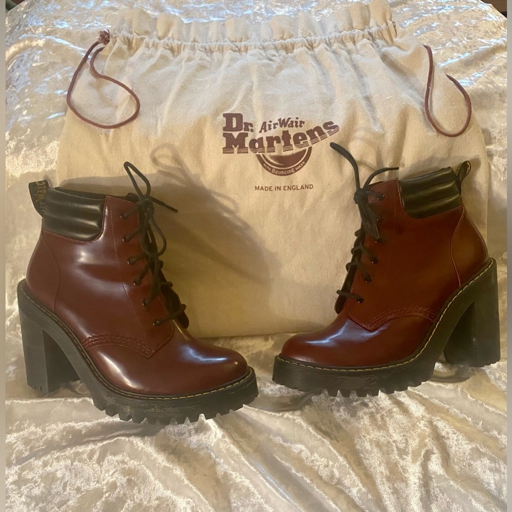 oxblood DR. MARTENS red Size US 9 Women’s heeled boots Doc Martens  Persephone